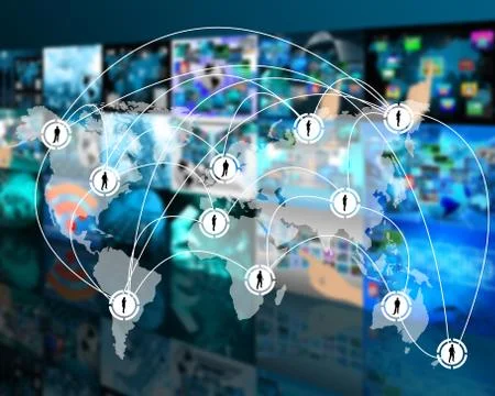 Connection of the world イラスト素材