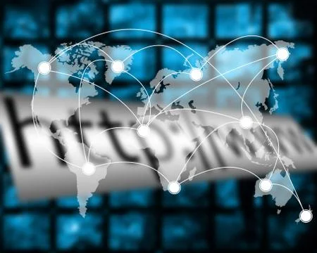 Connection of the world Stock-Illustration