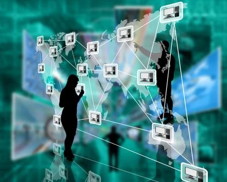 Connection of the world イラスト素材