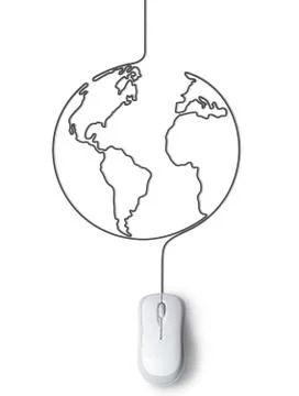 Connection with the world Stock Photos