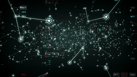 Connections Black Stock Footage 93296417