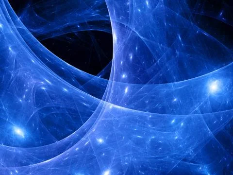 Connections in space Illustrazione stock