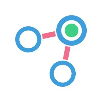 Connectivity icon, modern flat design color sign vector Stock Illustration