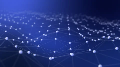 Connectivity or technology with the plexus Stock Footage 254311777