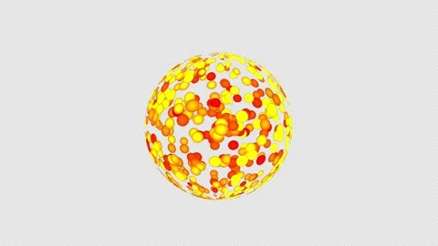 Connectivity Sphere Rotating ( Transparent - Drag and Drop on any Background) Video stock 201501699