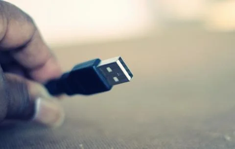 Connector cables for high speed data transfer. Stock Photos