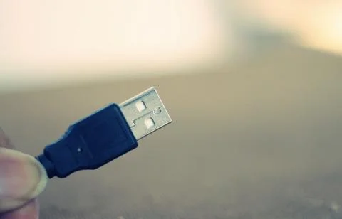 Connector cables for high speed data transfer. Stock Photos