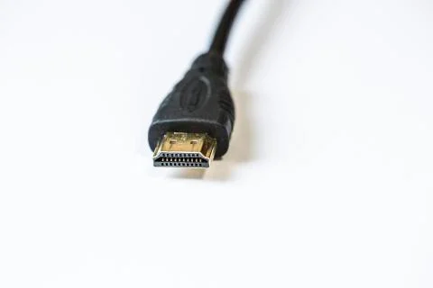 Connector of hdmi cable Stock Photos