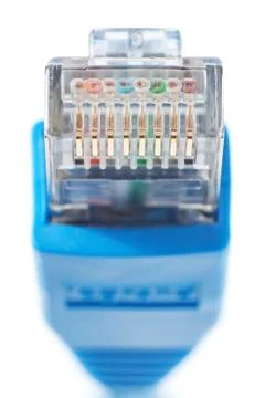 Connector LAN Ethernets Stock Photos