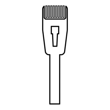 Connector with wire technology ethernet rj45 internet concept cable jack co.. Stock Illustration