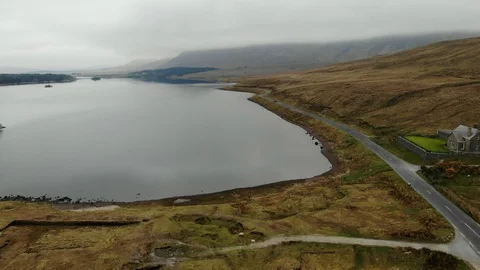Connemara Lake pan left Stock Footage 106881971