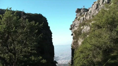 Conquering the nature Stock Footage 776789