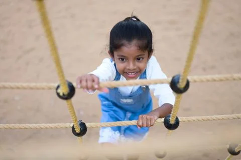 Conquering the Playground Stock Photos
