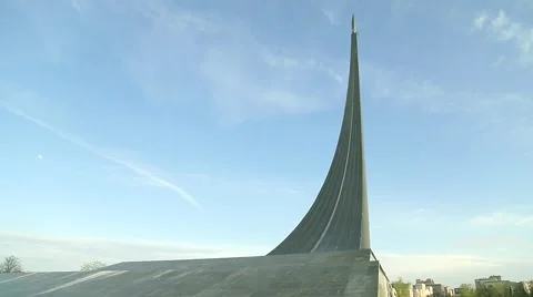 Conquerors of Space Monument Stock Footage 50143468