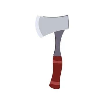 Conquest viking axe cartoon vector illustration Stock Illustration