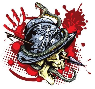 Conquistador warrior Stock Illustration