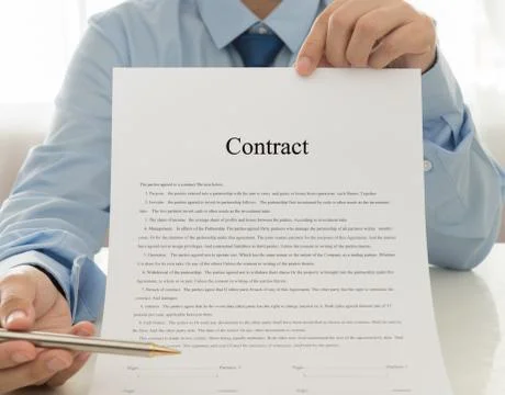 Conrtact Stock Photos