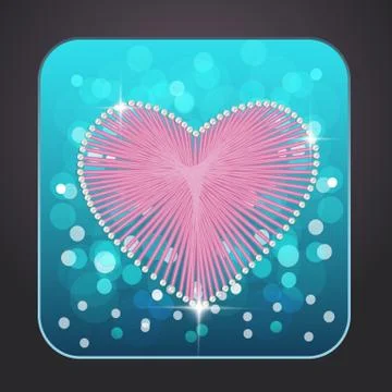 Cons heart Stock Illustration