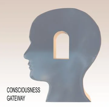 Consciousness Gateway concept イラスト素材