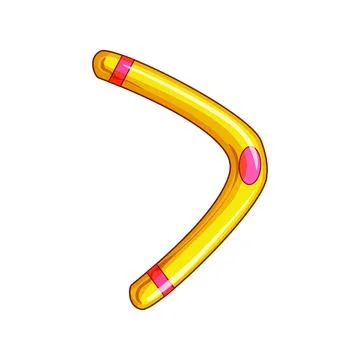Consequence boomerang cartoon vector illustration Stock Illustration