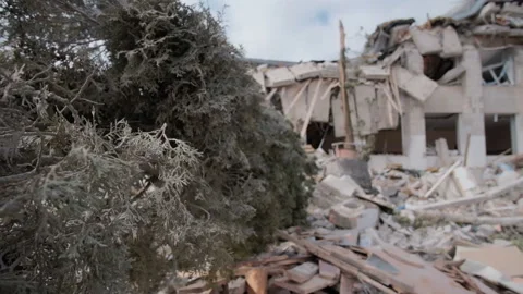 Consequences of the bomb dropped at school. Stock Footage 197608472