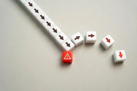 Consequences of a collision with a problem. Collapse and failure. Will not .. Stock Photos