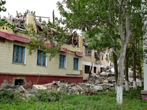 The consequences of the earthquake 2 Stock Photos