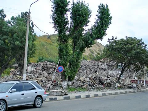 The consequences of the earthquake 6 Stock Photos