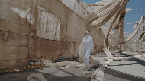 Consequences of Human Activity Evolution Development of the Planet Catastrophe Stock Footage 112350037