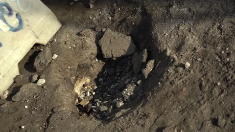 Consequences of rocket attack on the center of Ukraine. Stock Footage 229043221