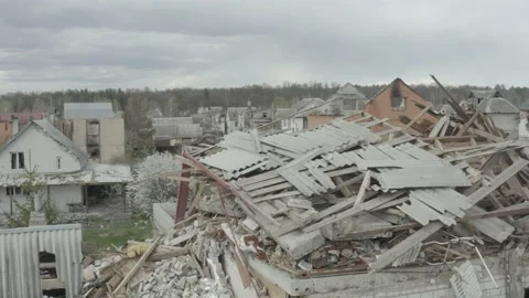 Consequences of russian aggression in Ukraine. War in Ukraine Stock Footage 193988336