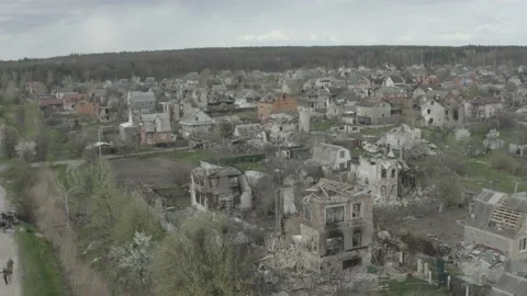 Consequences of russian aggression in Ukraine. War in Ukraine Stock Footage 193988437