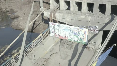 Consequences of russian aggression in Ukraine. War in Ukraine Stock Footage 193990394