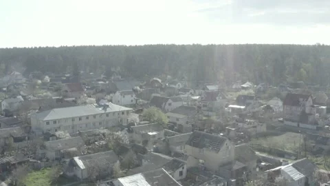 Consequences of russian aggression in Ukraine. War in Ukraine Stock Footage 193990792