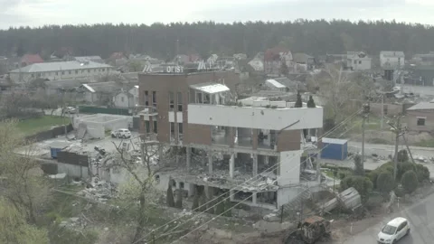 Consequences of russian aggression in Ukraine. War in Ukraine Stock Footage 193991634
