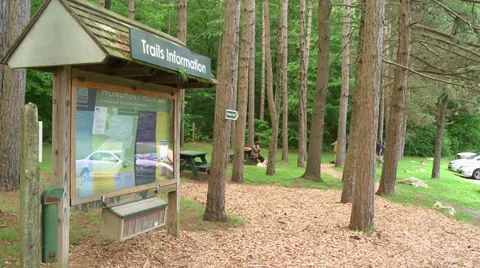 Conservation trail information (1 of 4) Video stock 32712267