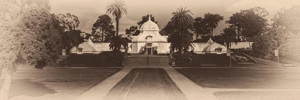 Conservatory of flowers Stock Photos
