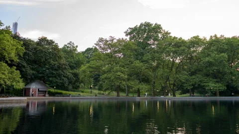 Conservatory Water Timelapse (2 of 2) Stock Footage 136498070
