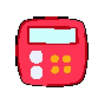 Conserve shower timer pixel art vector illustration Illustrazione stock