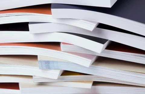 Considerable quantity of the printed catalogues Stock Photos