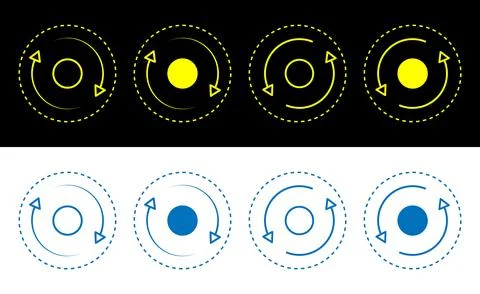 Consistency thin linear technology network outline icon.2 Stock Illustration