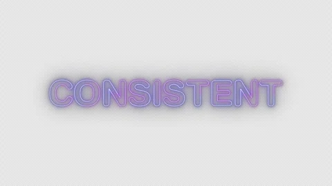 Consistent neon effects, text animation on transparent background Stock Footage 303616229