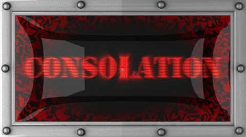 Consolation on led Stock Footage