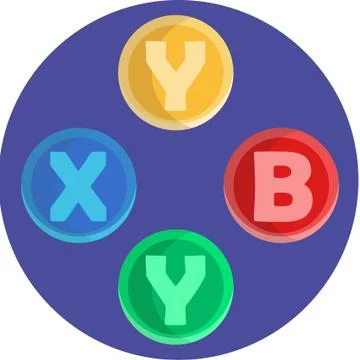 Console controls Gaming icon Stock Illustration