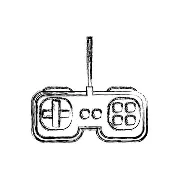 Console gamepad device Stock Illustration
