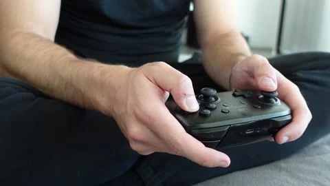 Console Gaming 02 Stock Footage 147160766