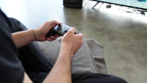 Console gaming 04 Stock Footage 147160763