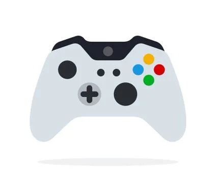 Console for video games vector flat isolated Stock Illustration