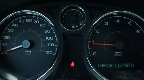 Console while car idles Stock Footage 8905091