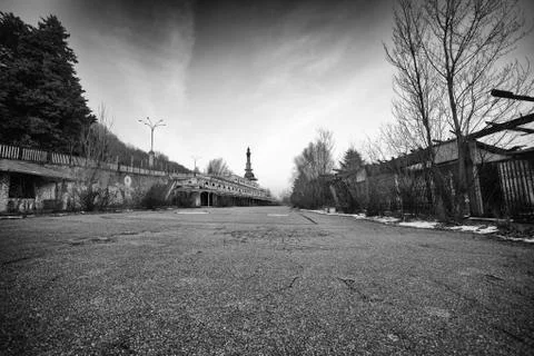 Consonno, ghost town. Stock Photos